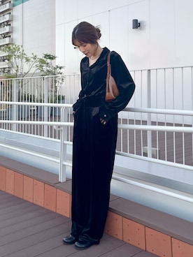 「アイテム（スリッポン）」を使った、𝕂𝔼𝕀𝕂𝕆さん（レディース・160cm）の秋コーディネート