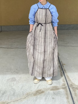 「H&M（エイチ・アンド・エム）のアイテム（シャツ/ブラウス）」を使った、ehさん（レディース・158cm）の春コーディネート