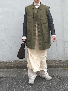 「さんぽ」｜ehさん（レディース・158cm）の春コーディネート