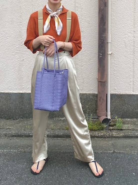 「さんぽ」｜ehさん（レディース・158cm）の夏コーディネート