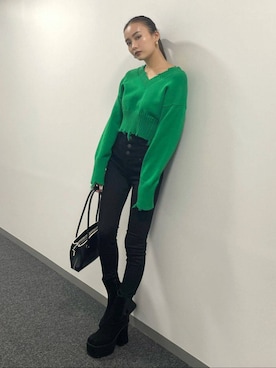 EMODA Official_STAFFさん（レディース・162cm）の冬コーディネート