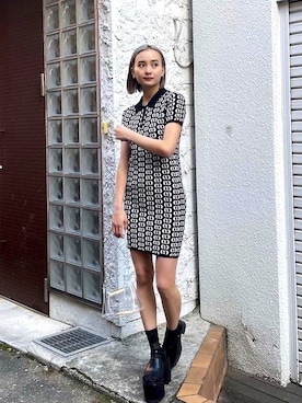 「EMODA（エモダ）のアイテム（ワンピース/ドレス）」を使った、EMODA Official_STAFFさん（レディース・162cm）の春コーディネート