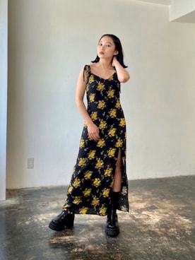 「EMODA（エモダ）のアイテム（ワンピース/ドレス）」を使った、EMODA Official_STAFFさん（レディース・152cm）の夏コーディネート