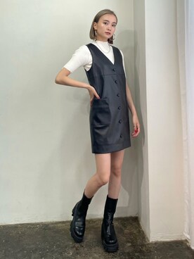 「EMODA（エモダ）のアイテム（ワンピース/ドレス）」を使った、EMODA Official_STAFFさん（レディース・162cm）の夏コーディネート