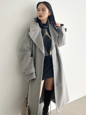 「EMODA（エモダ）のアイテム（その他アウター）」を使った、EMODA Official_STAFFさん（レディース・152cm）の夏コーディネート