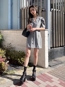 ワンピース ショート ミニ丈 コーディネート Zozotown