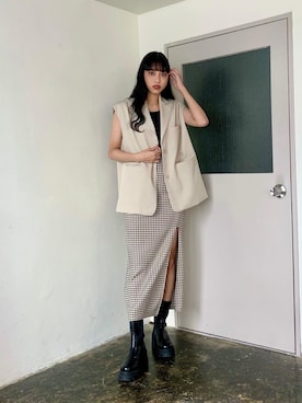 EMODA Official_STAFFさん（レディース・168cm）の夏コーディネート