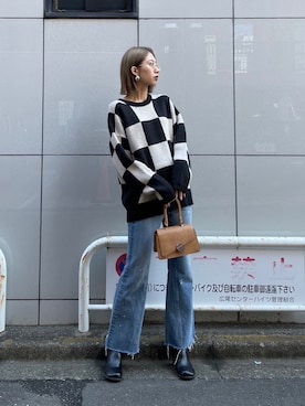 EMODA Official_STAFFさん（レディース・172cm）の冬コーディネート