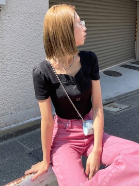 EMODA Official_STAFFさん（レディース・172cm）の夏コーディネート