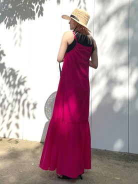 「EMODA（エモダ）のアイテム（ワンピース/ドレス）」を使った、EMODA Official_STAFFさん（レディース・162cm）の夏コーディネート