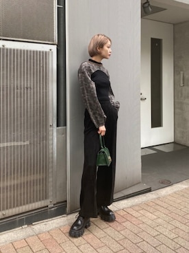 「EMODA（エモダ）のアイテム（バッグ）」を使った、EMODA Official_STAFFさん（レディース・168cm）の夏コーディネート