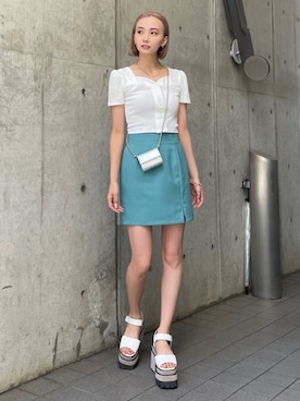 EMODA Official_STAFFさん（レディース・162cm）の夏コーディネート