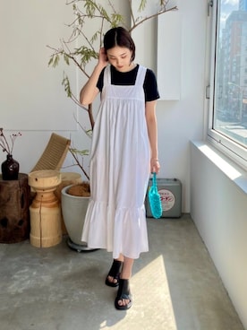 「EMODA（エモダ）のアイテム（ワンピース/ドレス）」を使った、EMODA Official_STAFFさん（レディース・163cm）の春コーディネート