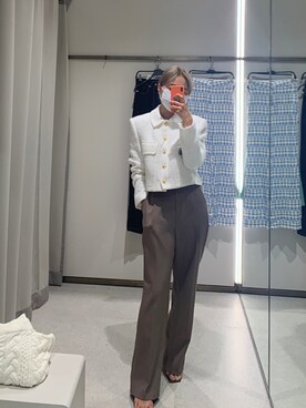「pants」｜「アイテム（ジャケット/アウター）」を使った、Ryongさん（レディース・169cm）の夏コーディネート
