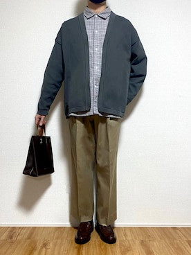 「PUBLIC TOKYO（パブリックトウキョウ）のアイテム（チノパンツ）」を使った、taku/さん（メンズ・177cm）の冬コーディネート