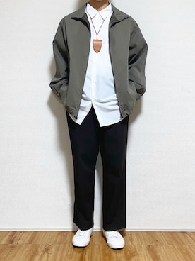 「remer（リメール）のアイテム（ブルゾン）」を使った、taku/さん（メンズ・177cm）の冬コーディネート
