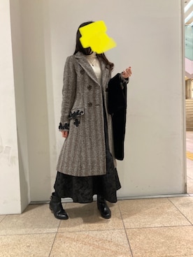 「マクドナルド」｜甘党さん（レディース・160cm）の冬コーディネート
