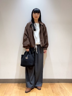 まりなさん（レディース・159cm）の秋コーディネート