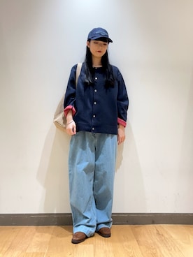 「URBAN RESEARCH Sonny Label（アーバンリサーチサニーレーベル）のアイテム（帽子）」を使った、まりなさん（レディース・159cm）の秋コーディネート