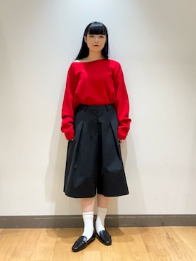 「LAATO（ラート）のアイテム」を使った、まりなさん（レディース・159cm）の秋コーディネート