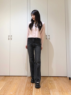 「NATURAL BEAUTY BASIC（ナチュラルビューティーベーシック）のアイテム（その他パンツ）」を使った、mo-riさん（レディース・161cm）の秋コーディネート