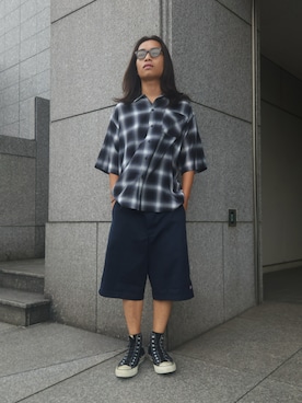 「CONVERSE（コンバース）のアイテム」を使った、DAWNCEさん（メンズ・170cm）の夏コーディネート