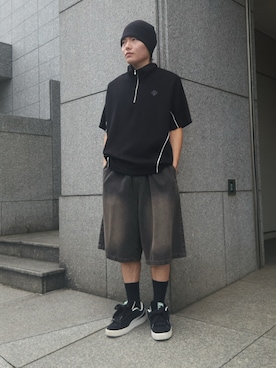 「DAWNCE（ダウンス）のアイテム」を使った、DAWNCEさん（メンズ・170cm）の夏コーディネート
