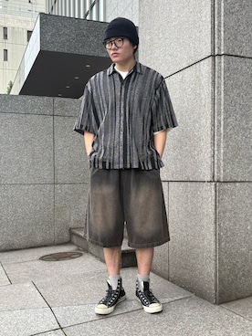 「DAWNCE（ダウンス）のアイテム」を使った、DAWNCEさん（メンズ・170cm）の夏コーディネート