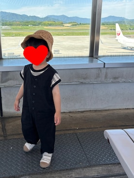 「ZARA KIDSのアイテム」を使った、nznznz1119さん（キッズ・100cm）の春コーディネート