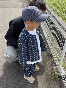「ZARA KIDSのアイテム」を使った、nznznz1119さん（キッズ・100cm）の春コーディネート