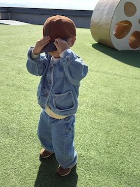 「ZARA KIDSのアイテム」を使った、nznznz1119さん（キッズ・100cm）の春コーディネート