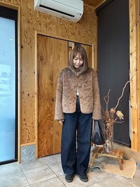 「アイテム（シューズ）」を使った、cumiさん（レディース・159cm・40代）の秋コーディネート