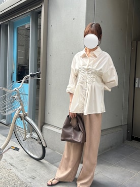 「Futier land（フューティアランド）のアイテム」を使った、uruさん（レディース・164cm）の春コーディネート