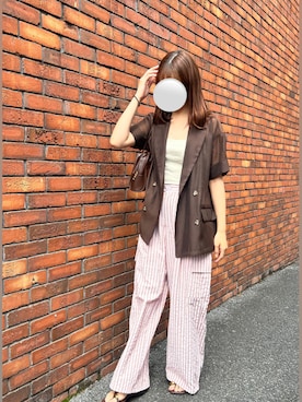 「Futier land（フューティアランド）のアイテム」を使った、uruさん（レディース・164cm）の春コーディネート