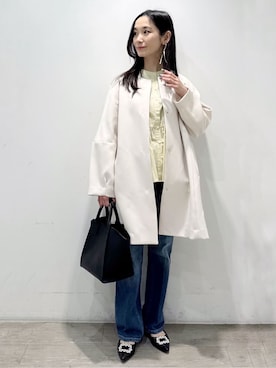 「UNTITLED（アンタイトル）のアイテム（ワンピース/ドレス）」を使った、yuicciさん（レディース・156cm）の冬コーディネート