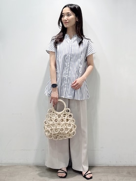 「OPAQUE.CLIP（オペークドットクリップ）のアイテム」を使った、yuicciさん（レディース・156cm）の夏コーディネート