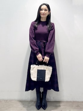 yuicciさん（レディース・156cm）の冬コーディネート