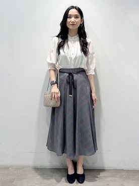 「OPAQUE.CLIP（オペークドットクリップ）のアイテム」を使った、yuicciさん（レディース・156cm）の夏コーディネート