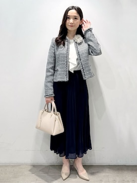 「Reflect（リフレクト）のアイテム（ワンピース/ドレス）」を使った、yuicciさん（レディース・156cm）の冬コーディネート