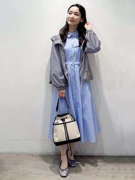 「index（インデックス）のアイテム（ブルゾン）」を使った、yuicciさん（レディース・156cm）の春コーディネート