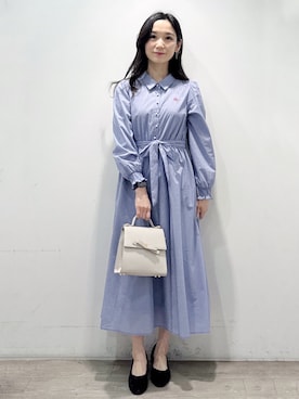 「couture brooch（クチュールブローチ）のアイテム」を使った、yuicciさん（レディース・156cm）の春コーディネート