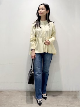 「UNTITLED（アンタイトル）のアイテム（ワンピース/ドレス）」を使った、yuicciさん（レディース・156cm）の春コーディネート