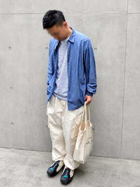「KEEN（キーン）のアイテム」を使った、slowlifeさん（メンズ・177cm）の夏コーディネート