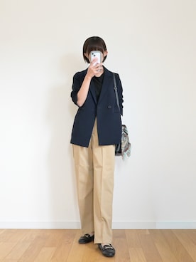 「BONLECILL（ボンルシール）のアイテム」を使った、chestnut.archiveさん（レディース・160cm）の春コーディネート