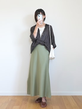 「Handmade（ハンドメイド）のアイテム」を使った、chestnut.archiveさん（レディース・160cm）の夏コーディネート