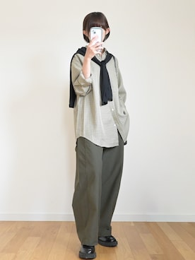 「MONO-MART（モノマート）のアイテム」を使った、chestnut.archiveさん（レディース・160cm）の春コーディネート