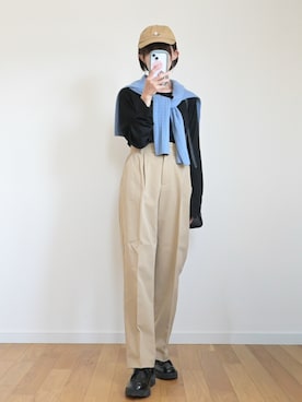 「BONLECILL（ボンルシール）のアイテム」を使った、chestnut.archiveさん（レディース・160cm）の春コーディネート