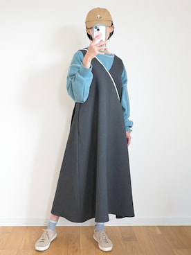 「Java（ジャバ）のアイテム」を使った、chestnut.archiveさん（レディース・160cm）の春コーディネート