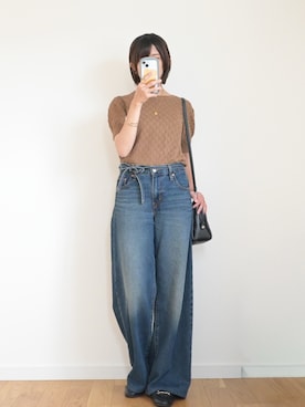 「Levi's（リーバイス）のアイテム（パンツ）」を使った、chestnut.archiveさん（レディース・160cm）の夏コーディネート