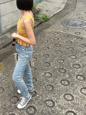 「Chloe（クロエ）のアイテム（バッグ）」を使った、viviさん（レディース・151cm）の春コーディネート